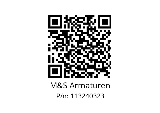   M&S Armaturen 113240323