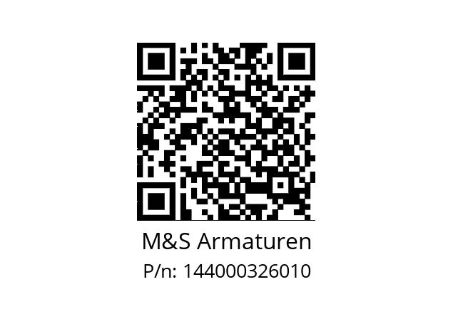   M&S Armaturen 144000326010