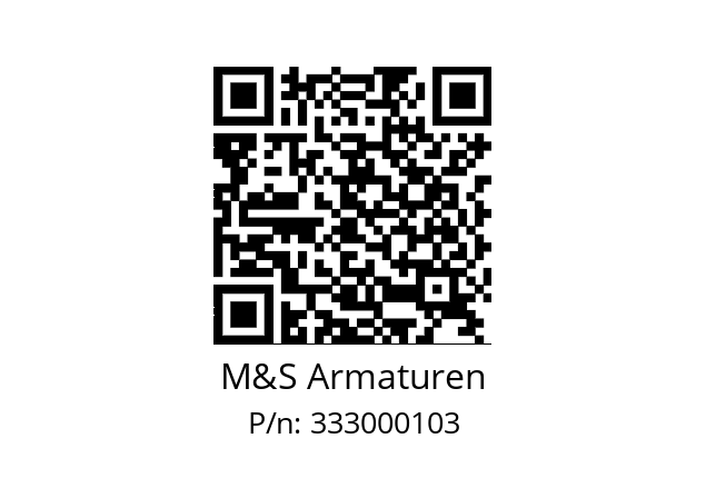   M&S Armaturen 333000103