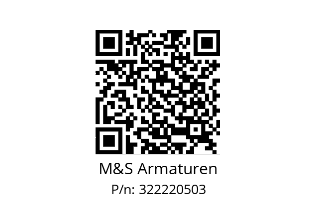   M&S Armaturen 322220503