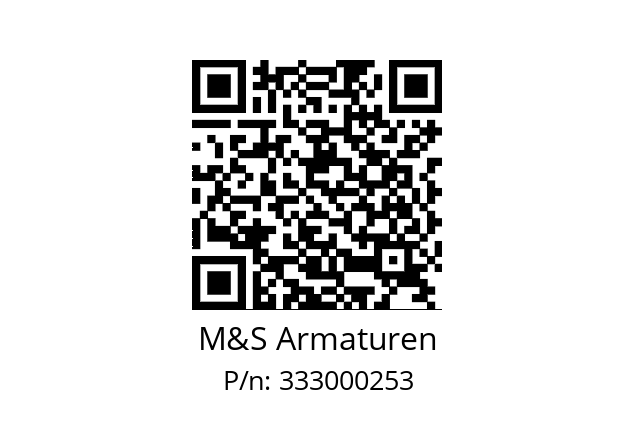   M&S Armaturen 333000253