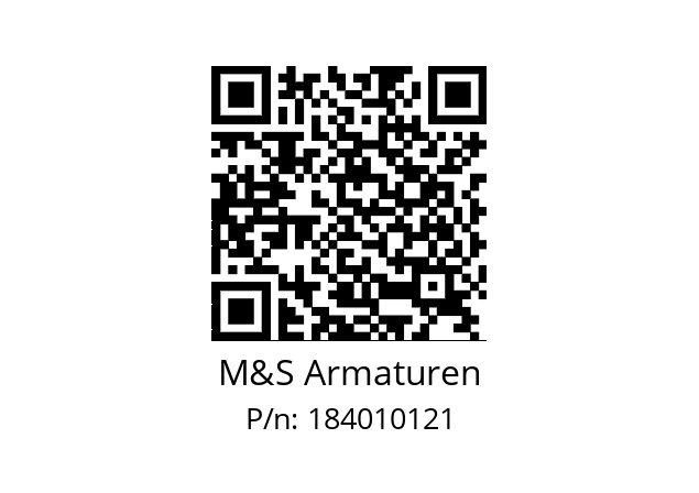   M&S Armaturen 184010121