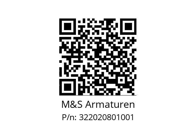   M&S Armaturen 322020801001