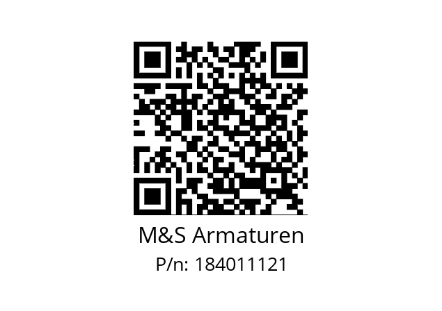   M&S Armaturen 184011121