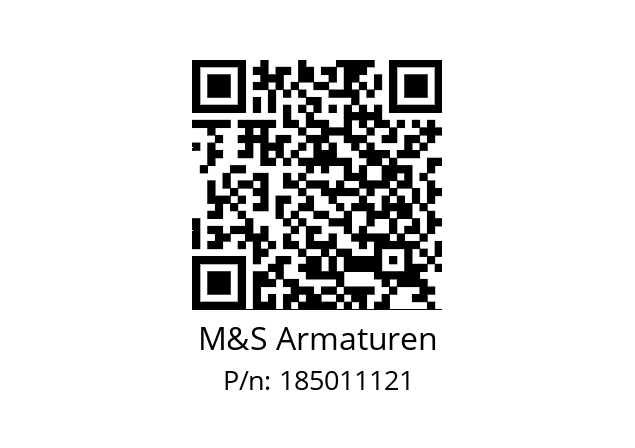   M&S Armaturen 185011121