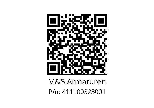   M&S Armaturen 411100323001