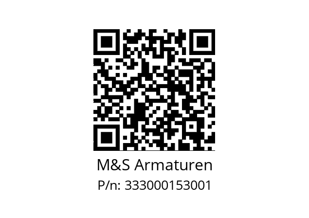   M&S Armaturen 333000153001