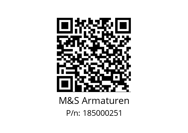   M&S Armaturen 185000251