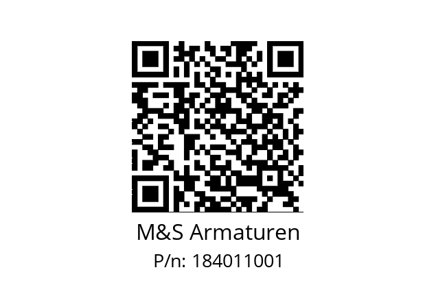   M&S Armaturen 184011001