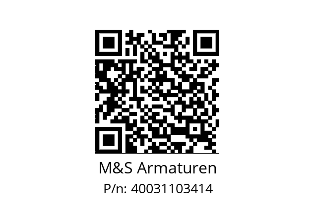   M&S Armaturen 40031103414