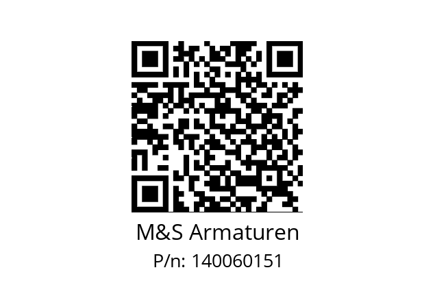   M&S Armaturen 140060151