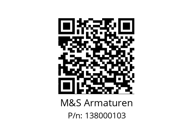   M&S Armaturen 138000103