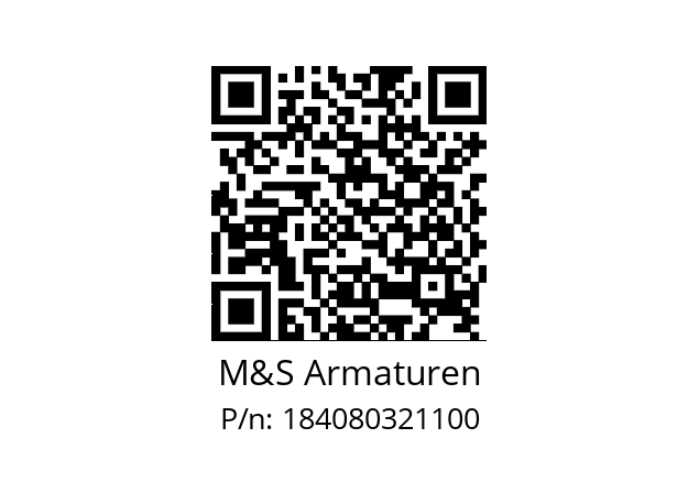   M&S Armaturen 184080321100