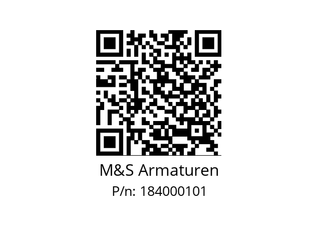   M&S Armaturen 184000101