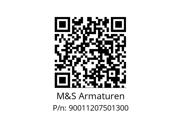   M&S Armaturen 90011207501300