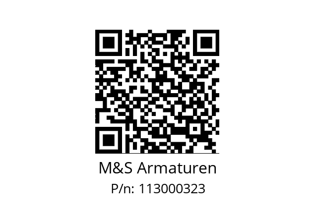   M&S Armaturen 113000323