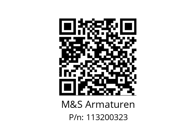   M&S Armaturen 113200323