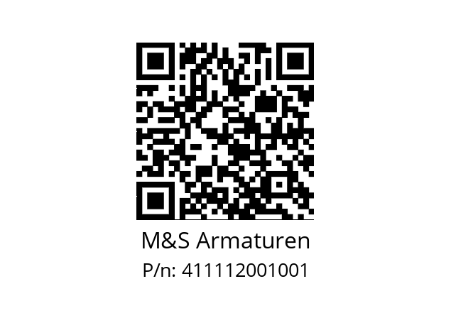   M&S Armaturen 411112001001