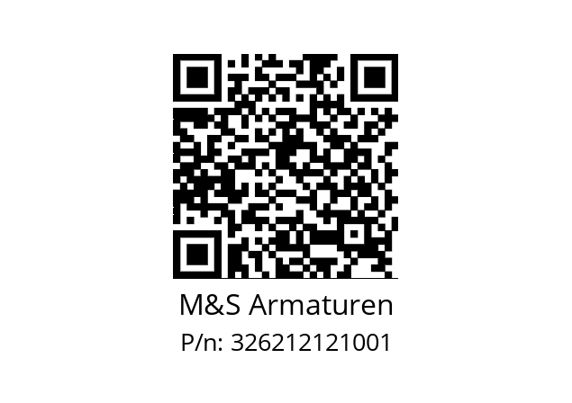   M&S Armaturen 326212121001