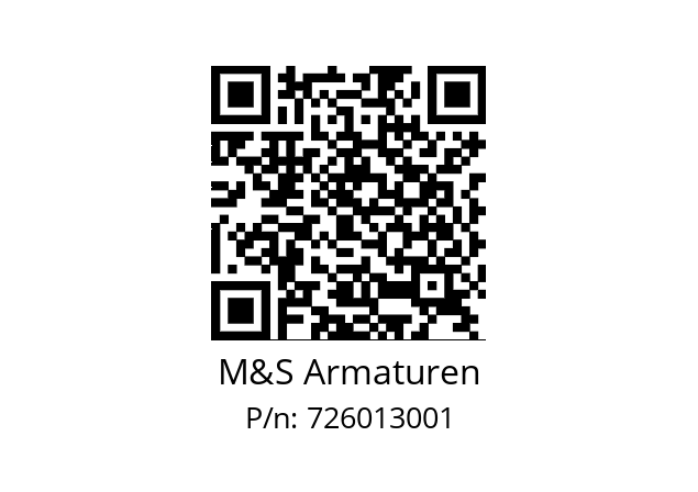   M&S Armaturen 726013001