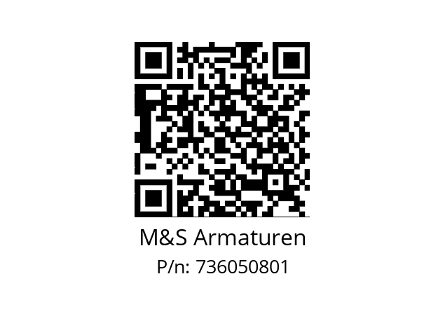   M&S Armaturen 736050801