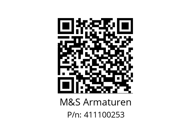   M&S Armaturen 411100253