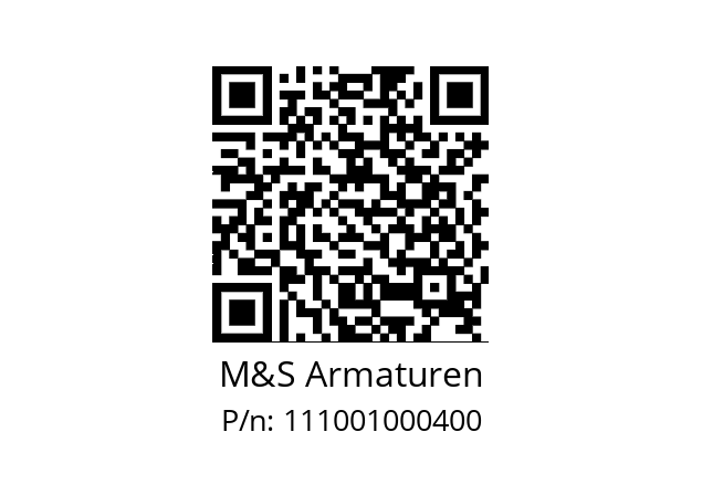   M&S Armaturen 111001000400