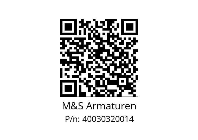   M&S Armaturen 40030320014