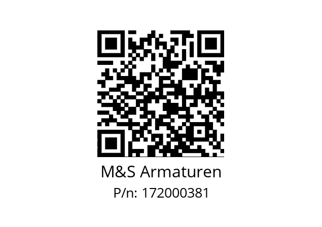   M&S Armaturen 172000381