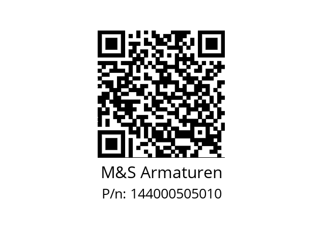   M&S Armaturen 144000505010