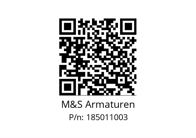   M&S Armaturen 185011003