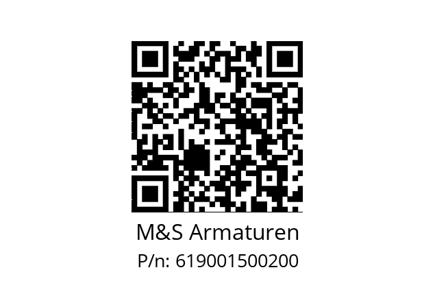   M&S Armaturen 619001500200