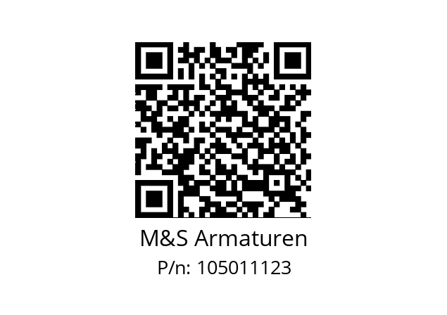   M&S Armaturen 105011123