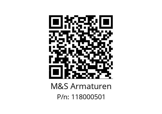   M&S Armaturen 118000501