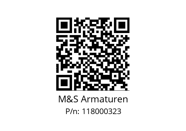   M&S Armaturen 118000323