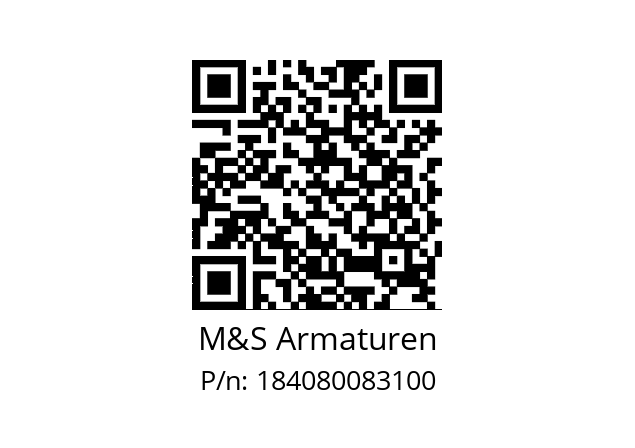   M&S Armaturen 184080083100