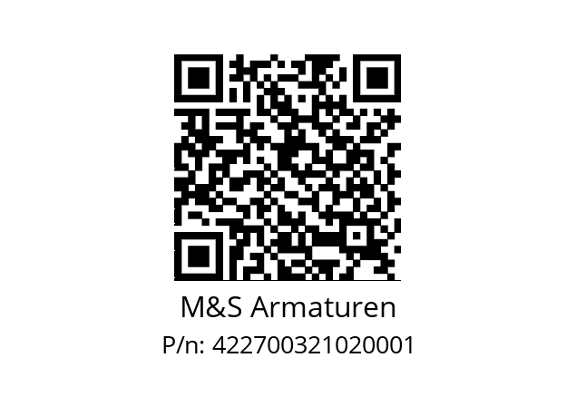   M&S Armaturen 422700321020001