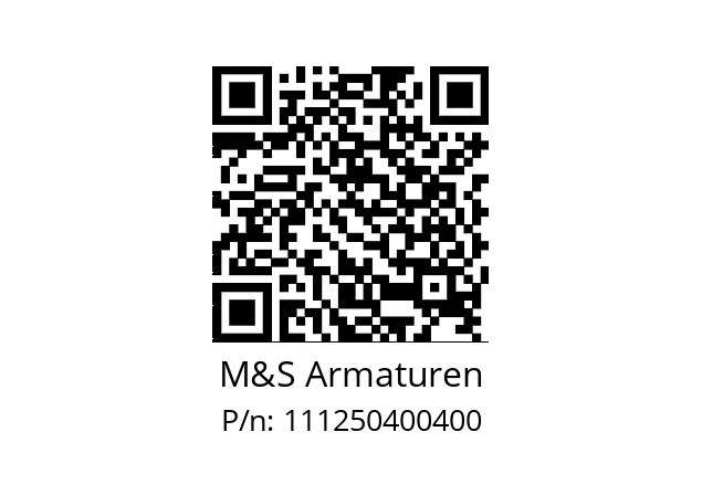   M&S Armaturen 111250400400