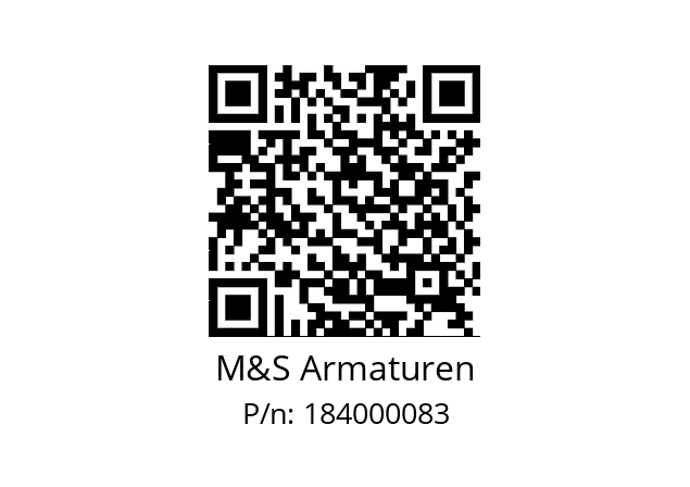   M&S Armaturen 184000083