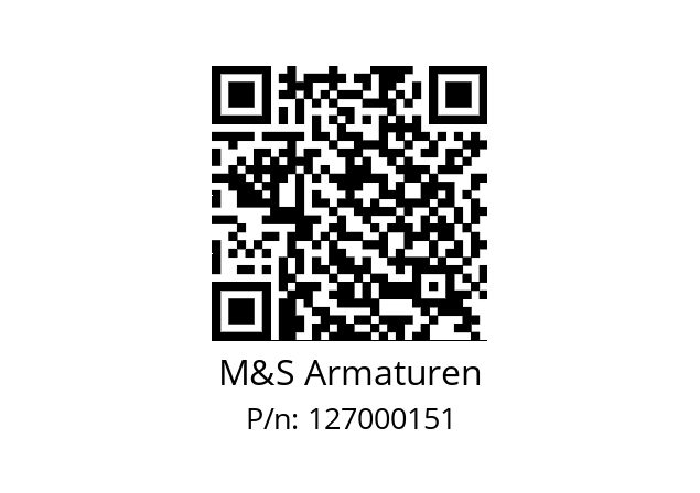   M&S Armaturen 127000151