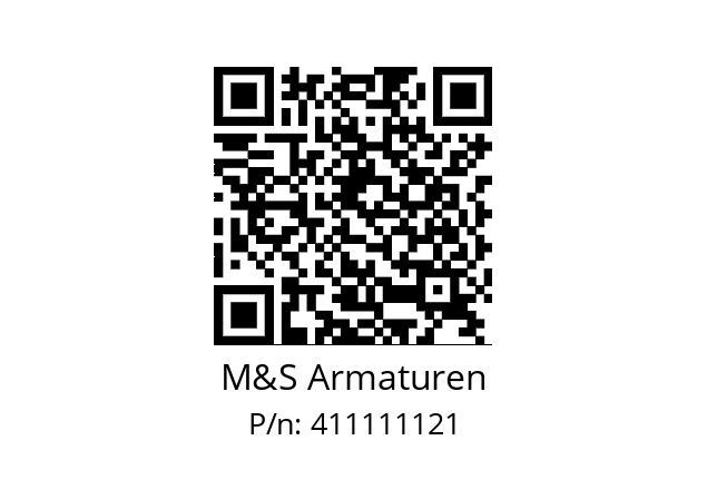   M&S Armaturen 411111121