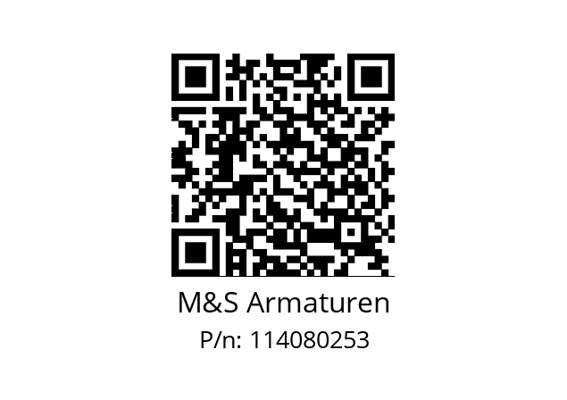   M&S Armaturen 114080253