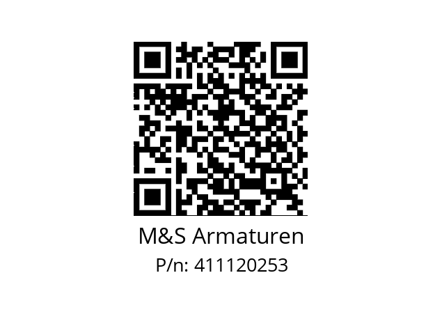   M&S Armaturen 411120253