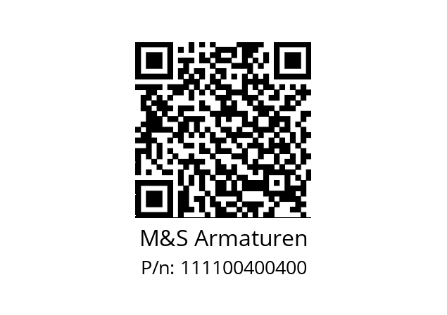   M&S Armaturen 111100400400