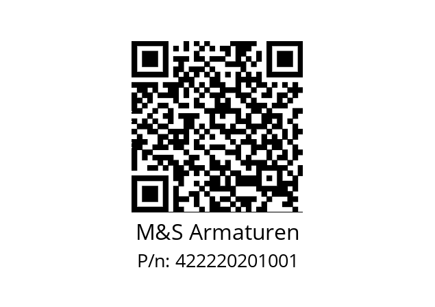   M&S Armaturen 422220201001