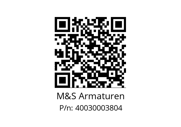   M&S Armaturen 40030003804