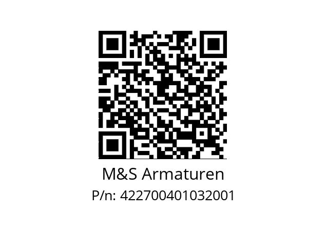   M&S Armaturen 422700401032001