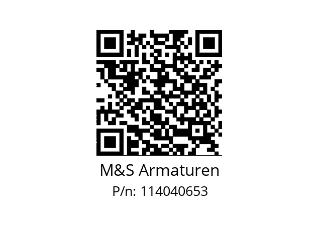   M&S Armaturen 114040653