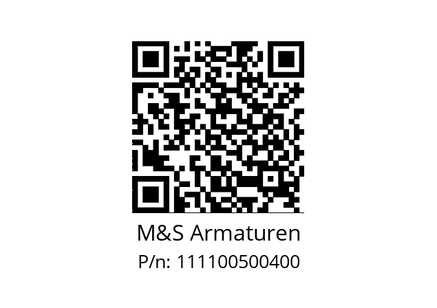   M&S Armaturen 111100500400