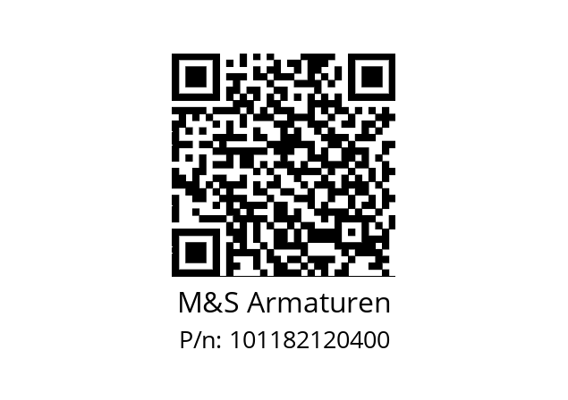   M&S Armaturen 101182120400